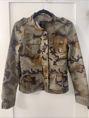 Sanctuary Camo Utility Jacket - Olive Multi